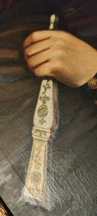 Cuadro óleo siglo XIX ESCUCHO OFERTAS