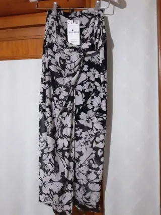 Falda estampada floral