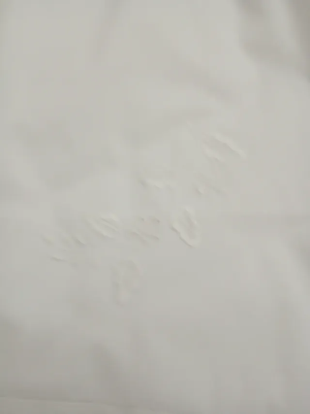 Juego de cama bordado y calado a mano