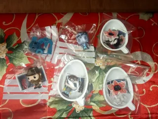 Lote 6 Mini Funkos Kinder Stranger Things