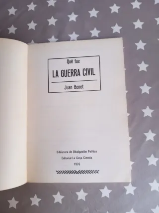 JUAN BENET: Qué fue la guerra civil