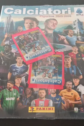 Album Calciatori Panini 2025-2026 con 2 bustine