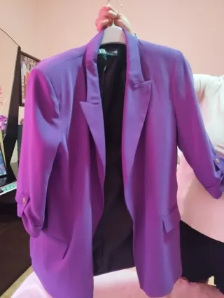 Chaqueta Zara Morada