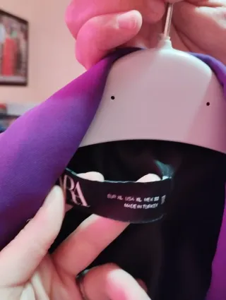 Chaqueta Zara Morada