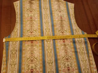 Chaleco Fallero Beige y Azul