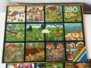 Puzzle Ravensburger 280 pezzi vintage