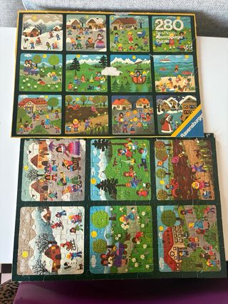 Puzzle Ravensburger 280 pezzi vintage