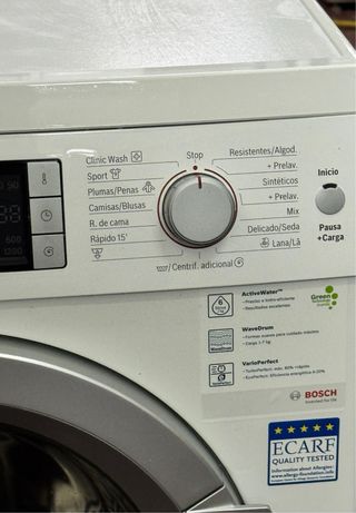 LAVADORA DE CARGA FRONTAL MARCA BOSCH DE 7 KILOS