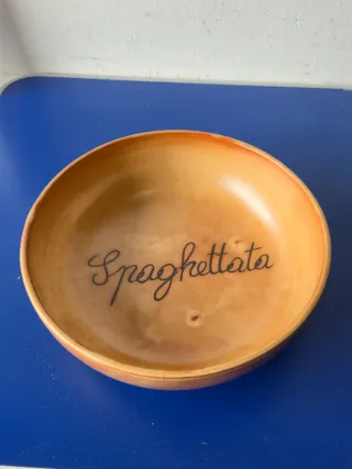 Piatto Spaghettata in ceramica