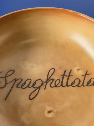 Piatto Spaghettata in ceramica