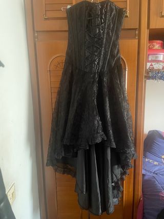 Vestido Corset Burleska Negro