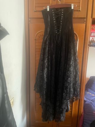 Vestido Corset Burleska Negro