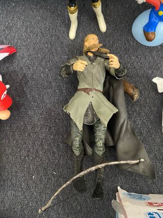 Lote figuras antiguas Mario, Power ranger,LEGOLAS