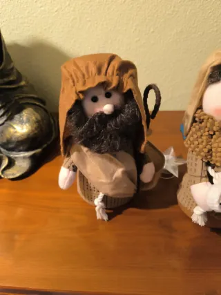 Nacimiento de trapo artesanal