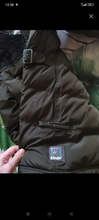 Abrigo Khujo verde oliva