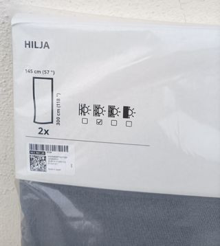 Tende Ikea grigie 2 teli da 145x300 cm