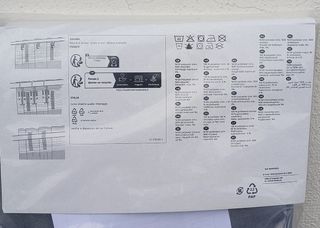 Tende Ikea grigie 2 teli da 145x300 cm