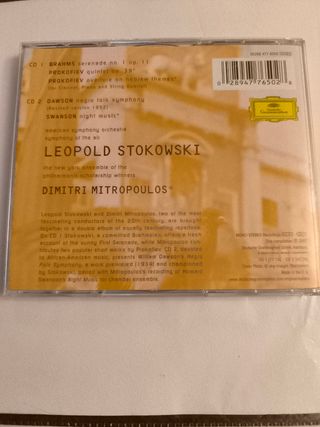 CD Stokowski Brahms Serenade No. 1