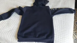 Felpa bambino blu con zip 12 anni 152 cm