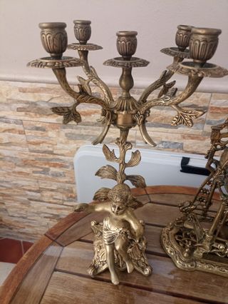 Candelabri antichi in bronzo
