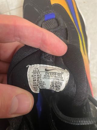 Nike Air Griffey Max 1 Negro Multicolor