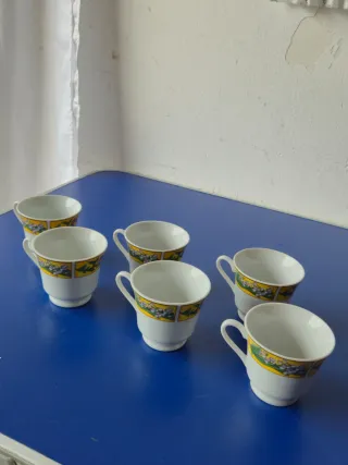 Set 6 Tazze Caffè/Espressino Porcellana