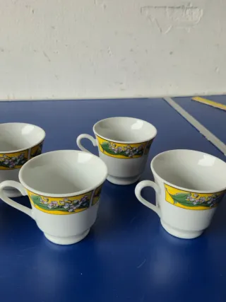 Set 6 Tazze Caffè/Espressino Porcellana