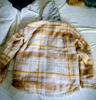 Chaqueta Pull&Bear de hombre a cuadros talla M / L