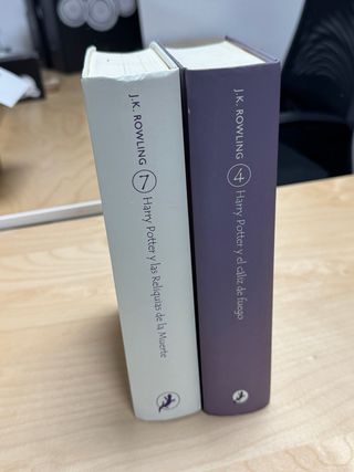 HARRY POTTER TOMOS 4 Y 7 TAPA DURA SALAMANDRA