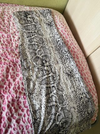 Vestido estampado serpiente