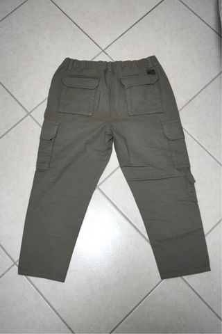 Jeans Cargo Uomo Verde Oliva