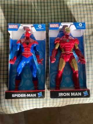Figuras Spider-Man y Iron Man Marvel Hasbro