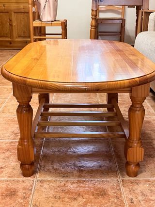 Mesa de centro madera maciza