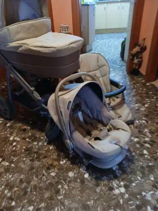 Cochecito Trío Bebé Completo.  Bebecar