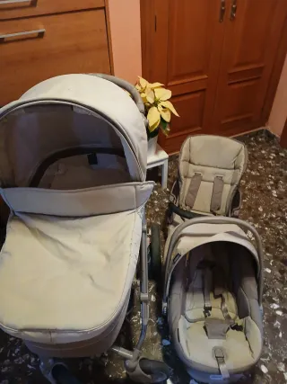Cochecito Trío Bebé Completo.  Bebecar