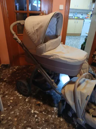 Cochecito Trío Bebé Completo.  Bebecar