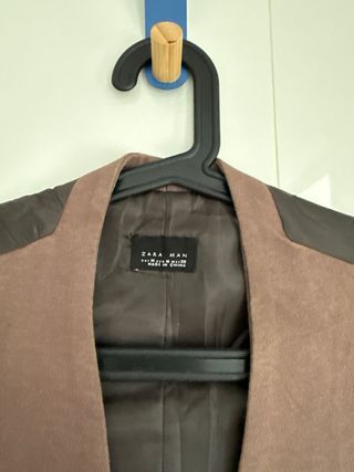 Chaleco Zara Man Marrón Oscuro