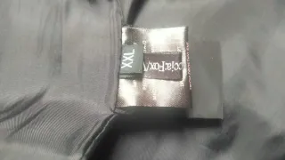 Giaccone donna nero con cintura taglia XXL Italia