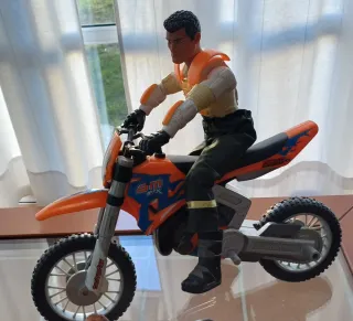 Lote Action Man con Moto