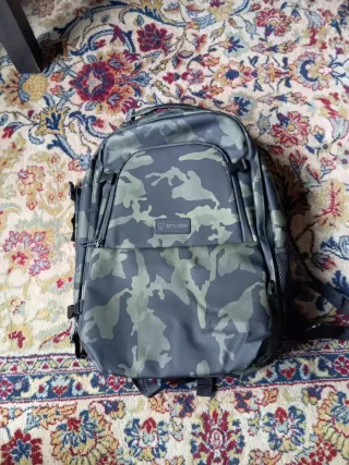Mochila BATTLETRON Camuflaje Gris/Verde