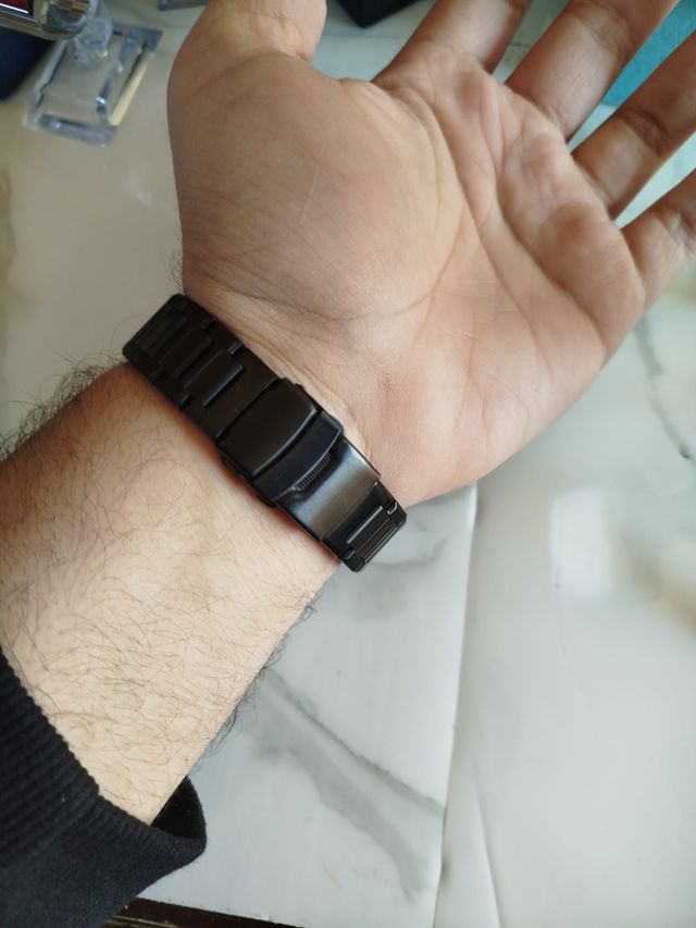 Reloj oak 44mm - acero inoxidable negro