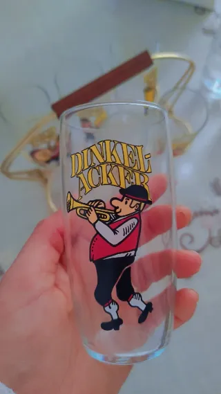 Set 6 Bicchieri Birra Dinky con Caricature