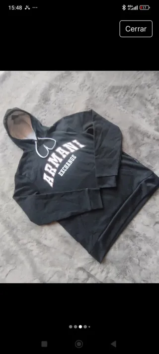 Sudadera Armani Exchange Negra