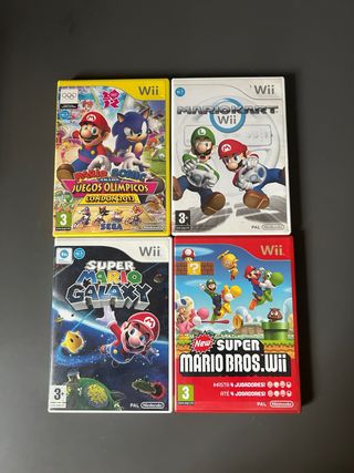 Confezione da 4 giochi Wii
