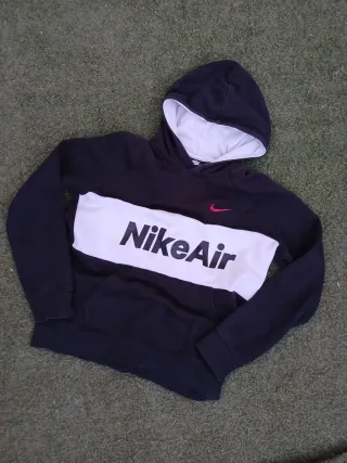 Sudadera Nike Air Negra y Blanca