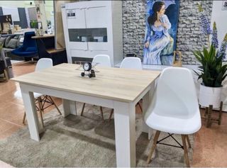 Set da Pranzo / Tavolo + 4 Sedie Nordiche