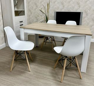 Set da Pranzo / Tavolo + 4 Sedie Nordiche