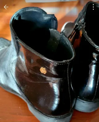 Botines Cuple Negros Piel y Ante