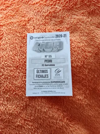 Cromo ROOKIE Pedri FC Barcelona
