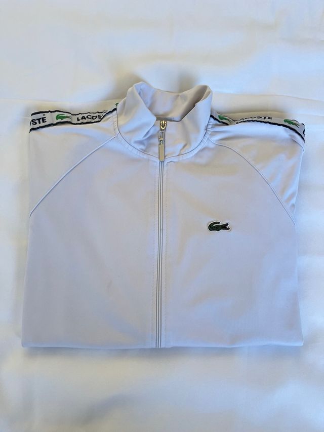 Chaqueta deportiva Lacoste blanca